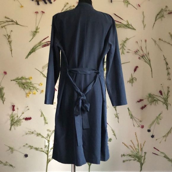 American Apparel Lightweight Vegan Silk Dylan Trench - Picture 3 of 13